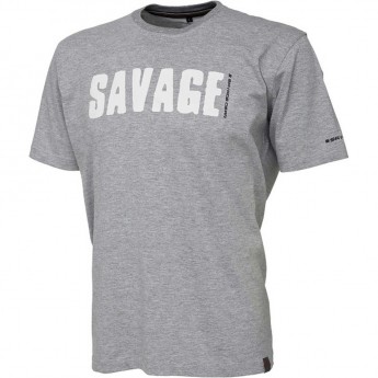 Футболка SAVAGE GEAR Simply Savage Tee - Light Grey Melangé M Футболка SAVAGE GEAR Simply Savage Tee - Light Grey Melangé M
