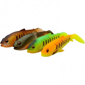 Приманка SAVAGE GEAR Craft Cannibal Paddletail 8.5cm 7g Clear Water Mix 4pcs