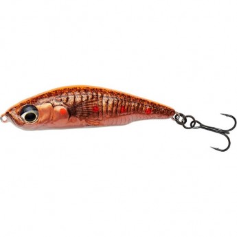 Воблер SAVAGE GEAR 3D Sticklebait Pencil 7.5см 13г Slow Sinking Fluo Orange Copper